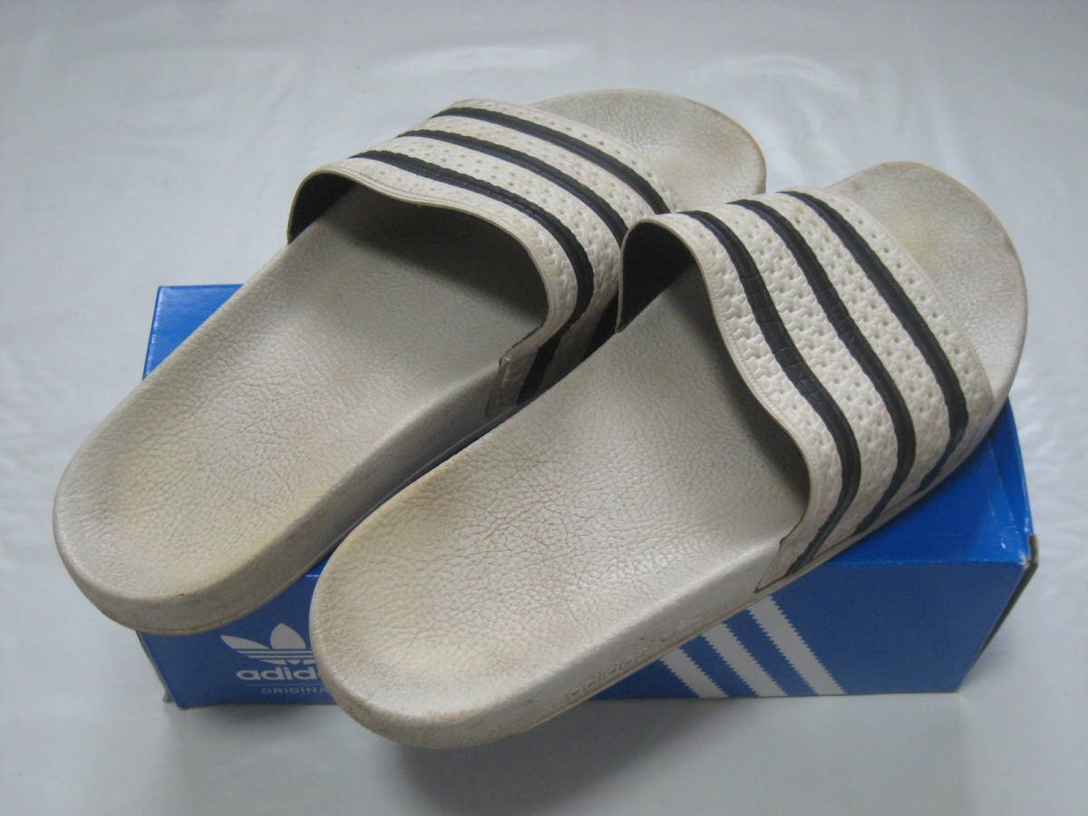 3972★ユーズド★adidas アディダス ADILETTE　アディレッタ　白29.5cm★お得★_画像2