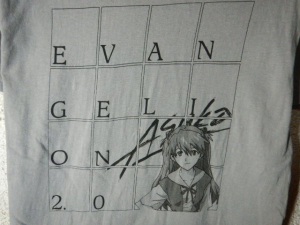 to6069　Eva Newtype　コラボ　tシャツ　月刊ニュータイプ　エヴァンゲリオン　アスカ　Aska　デザイン　人気　送料格安_画像3