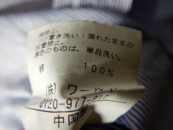 to6294　TAKEO KIKUCHI　タケオ　キクチ　7分袖　ストライプ　デザイン　シャツ　人気　送料格安_画像5
