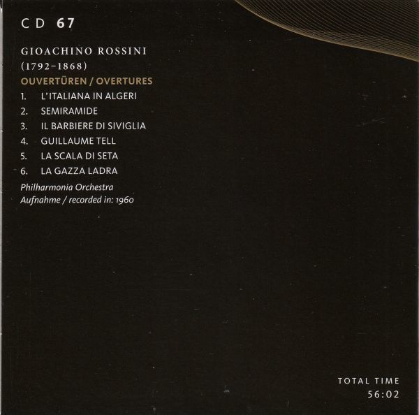 [CD/Membran]ロッシーニ:歌劇「セビリャの理髪師」序曲他/H.v.カラヤン&フィルハーモニア管弦楽団 1960_画像2