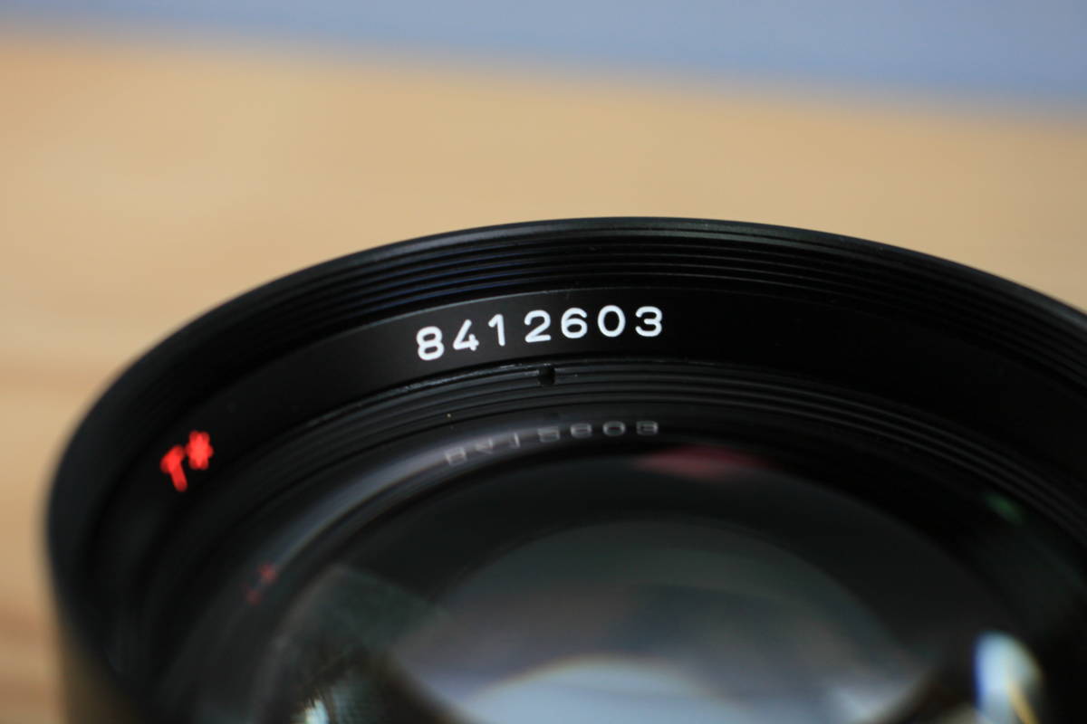 美品 CONTAX プラナー 85㎜ f1.4 T* MMJ コンタックス 作動良好