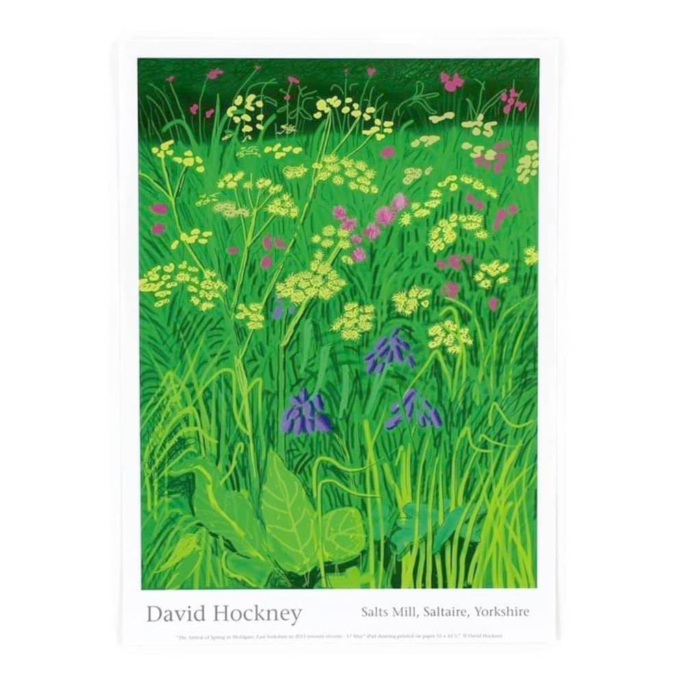  David * hook knee David Hockney Summer Sky iPad poster / Andy Warhol Roy Lichtenstein Murakami .KAWS