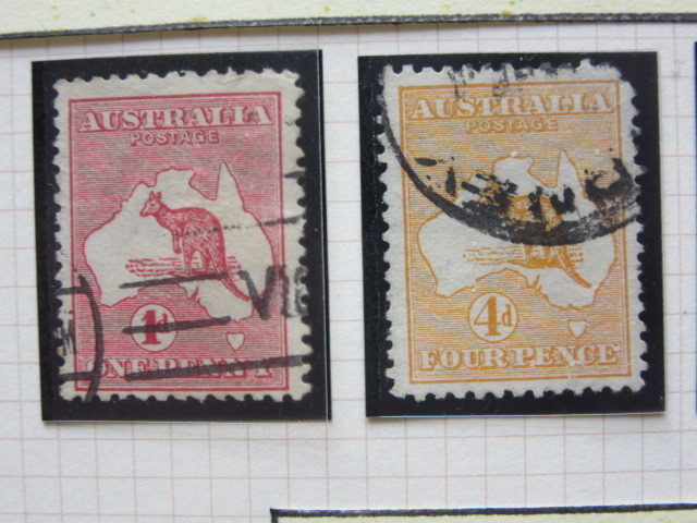  Australia stamp Commonwealth of Australia 1913-1914 used 4 sheets ),1914 used 3 sheets ) 1915-1919( used 6 sheets )