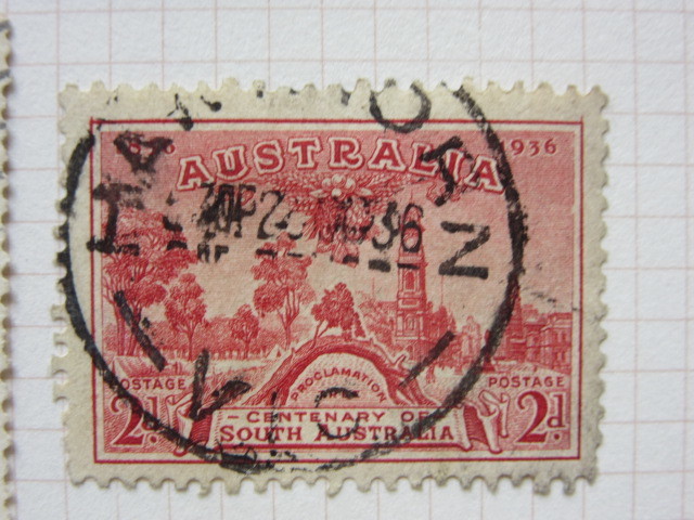 オーストラリア　セミクラシック切手　1934（使用済4枚）、1935-1936（使用済単片4枚、田型ブロック2）_画像8