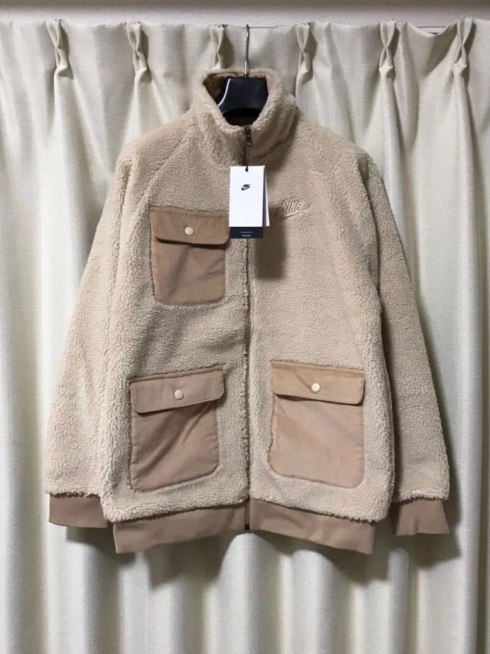 新品】NIKE ナイキ リバーシブル ボア ジャケットL 定価14 850円