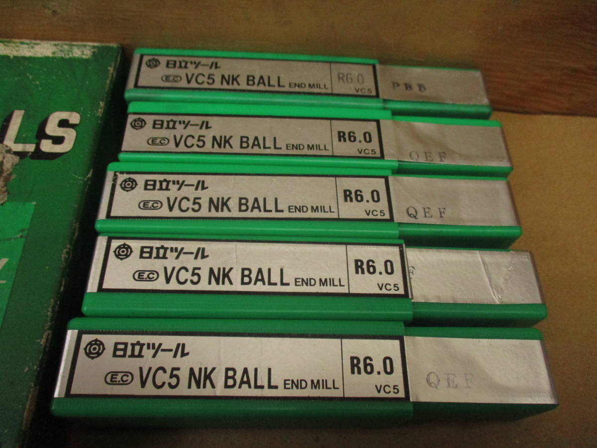 日立　NKボールエンドミル　VC5　R6.0　5本_画像2