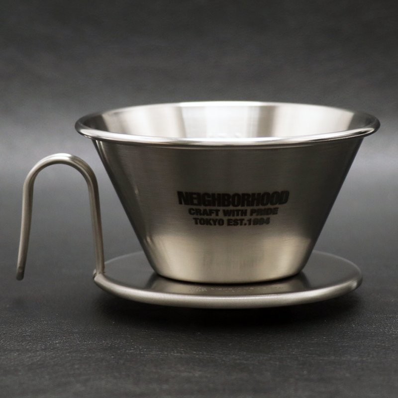 ★【中古/未使用品】 ネイバーフッド × カリタ NEIGHBORHOOD×KALITA ★ ドリッパー SS-DRIPPER ステンレス シルバー コーヒー ★_画像1