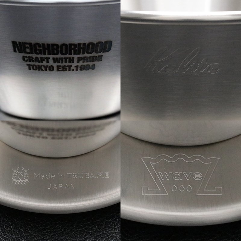 ★【中古/未使用品】 ネイバーフッド × カリタ NEIGHBORHOOD×KALITA ★ ドリッパー SS-DRIPPER ステンレス シルバー コーヒー ★_画像7