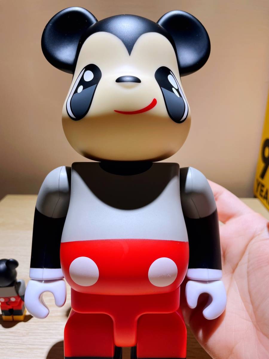 中古美品　Be@rbrick Disney Javier Calleja Mickey Mouse 400%& 100% ベアブリック ディズニー ミッキー ハビアカジェハ_画像5