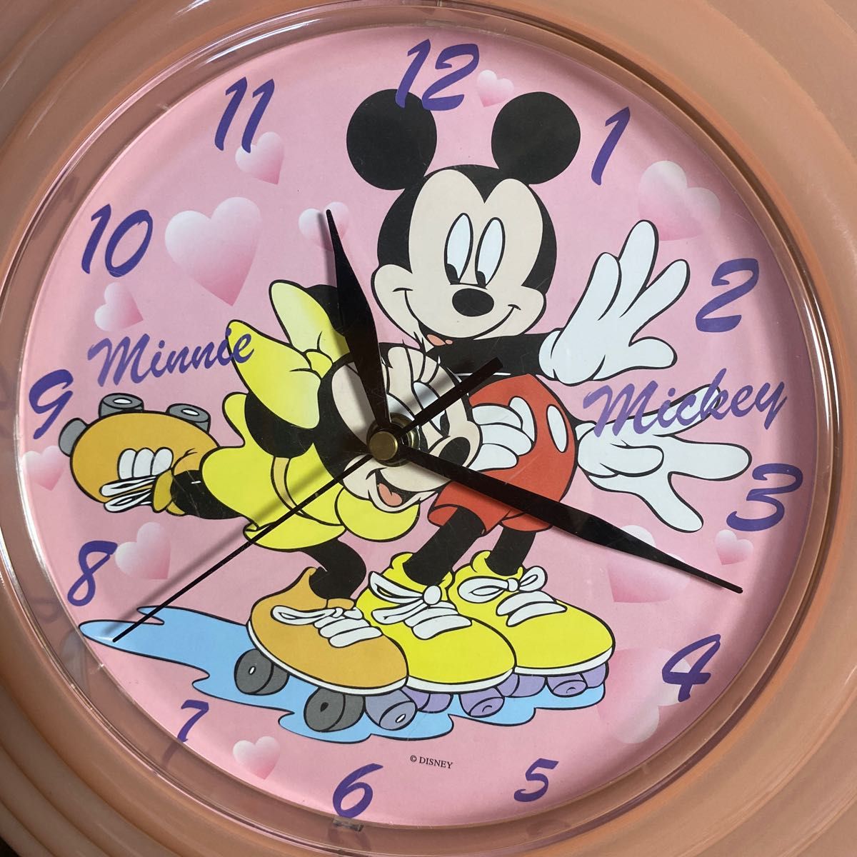 ミッキーマウス ミニーマウス 壁掛け時計