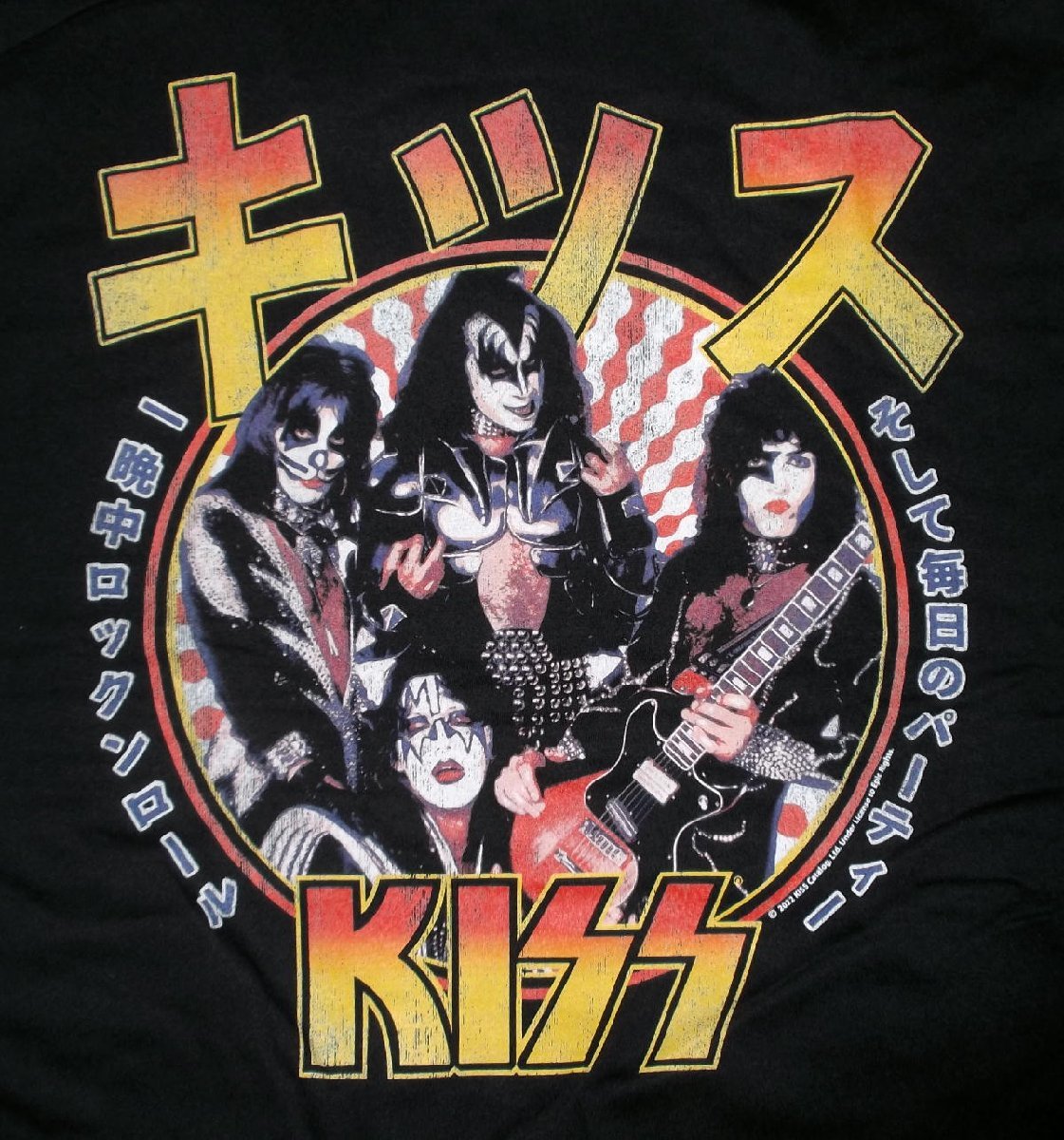 ★キッス Tシャツ KISS Rock and Roll All Nite JAPANESE - S 新品・正規品 ハード ロック バンド ジーン シモンズ_画像1