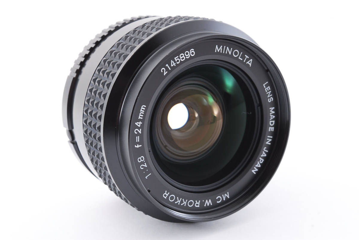 超特価】 MINOLTA ☆超極上☆ミノルタ MC ☆完動☆#16499 F2.8 24mm W