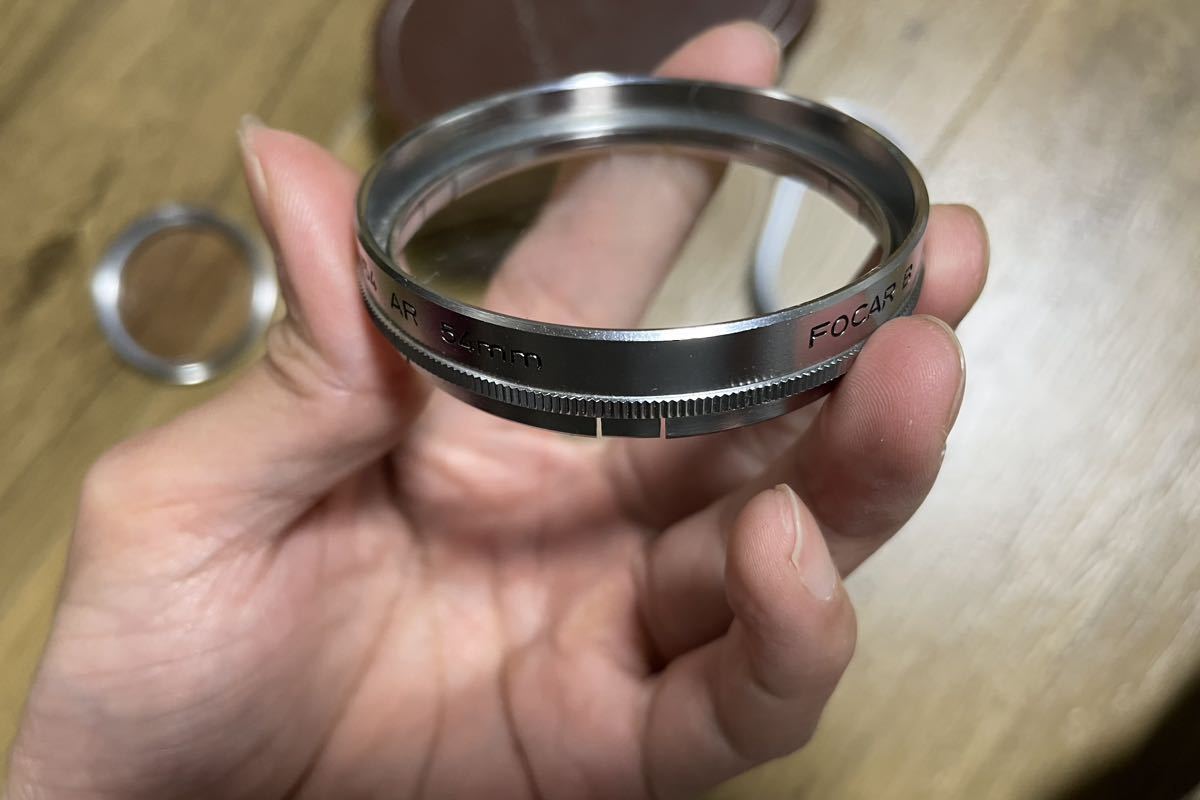 voigtlander フォクトレンダー クローズアップレンズ スカイライトフィルター 54mm FOCAR A B_FOCAR B