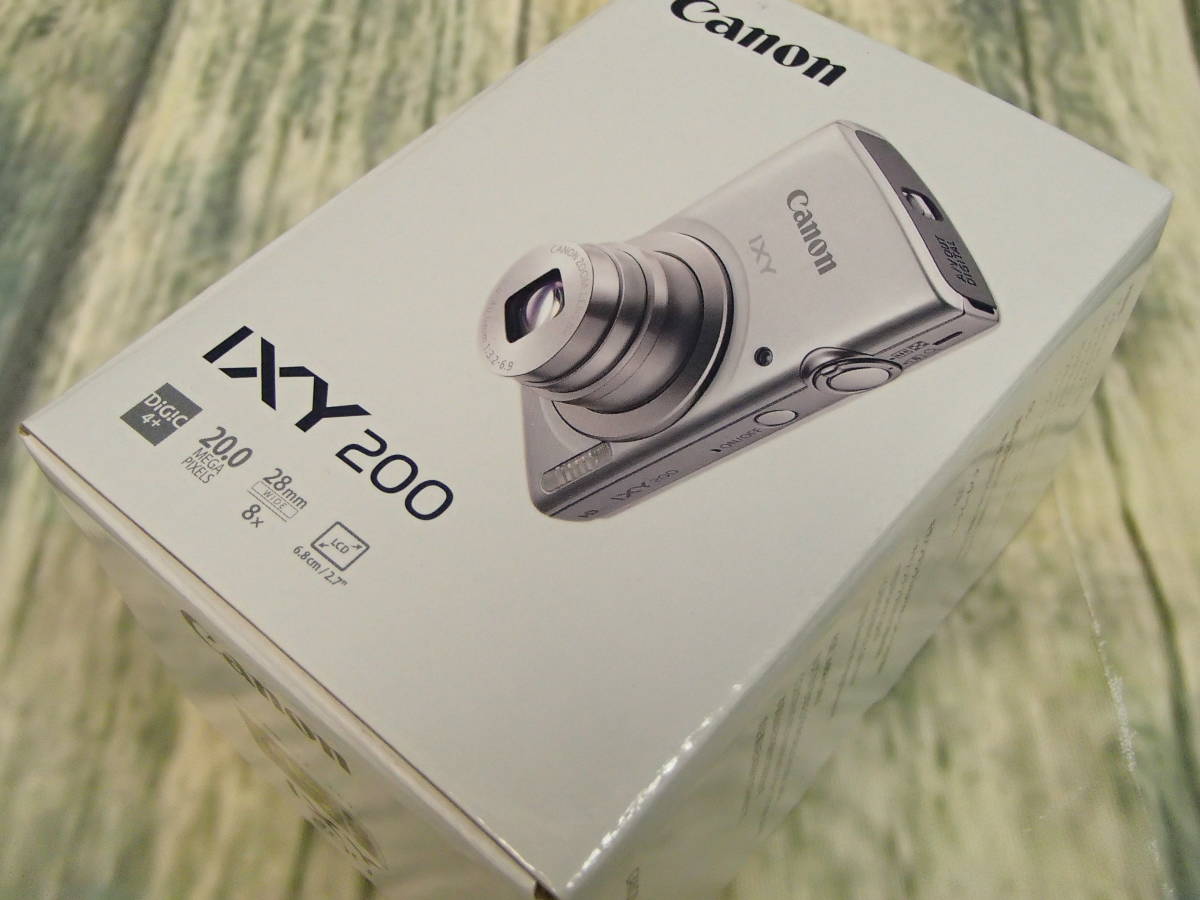 ■新品 CANON コンパクトデジタルカメラ 光学8倍ズーム IXY200(SL) シルバー■
