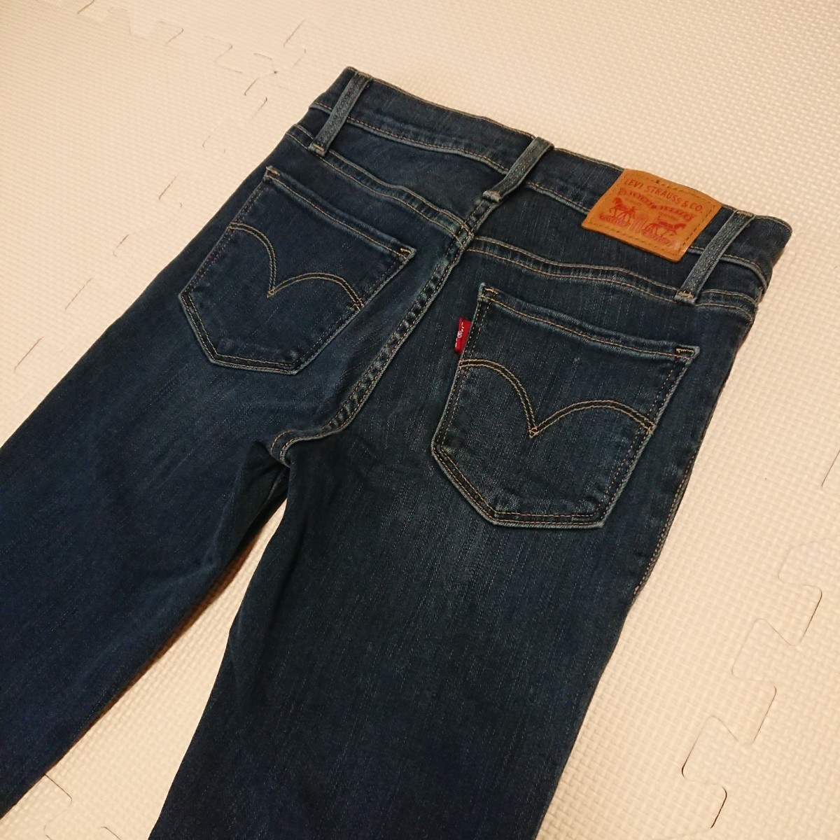 Levi\'s 312 SHAPING SLIM jeans Denim ji- bread stretch Asian Fit Levi's dark blue 24