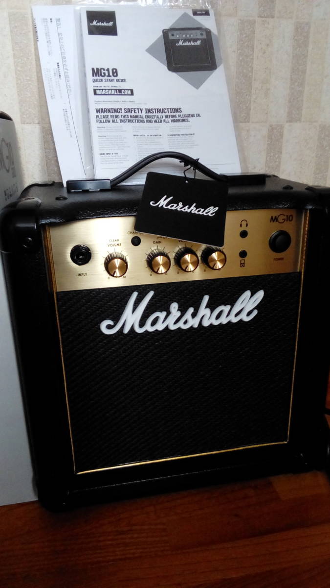 ヤフオク! - Marshall MG10 GOLD 10W 新品同様 マ...