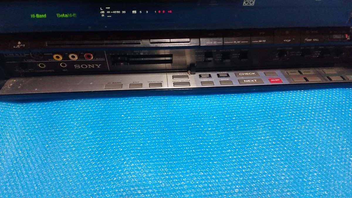 SONY ベータビデオデッキ EDV-9000 現状品 送料込み | noonanwaste.com