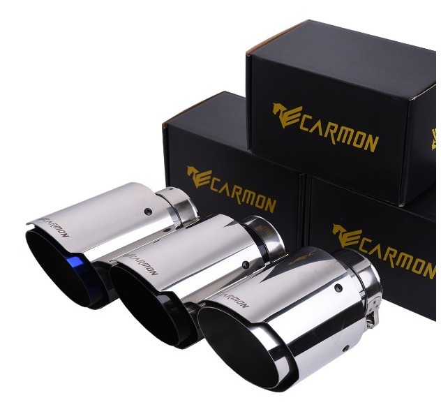 **[ great popularity!!]Carmon muffler cutter exhaust stainless steel titanium blue silver all-purpose size 19 kind from selection possibility!**