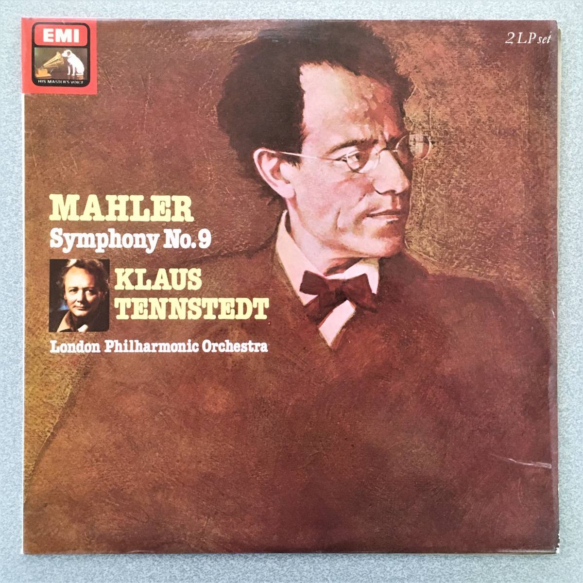 英EMI オリジナルSLS5188 2LP テンシュテット マーラー 交響曲第9番 壮大なマーラーの音楽宇宙を圧倒的迫力で描き出す_画像1