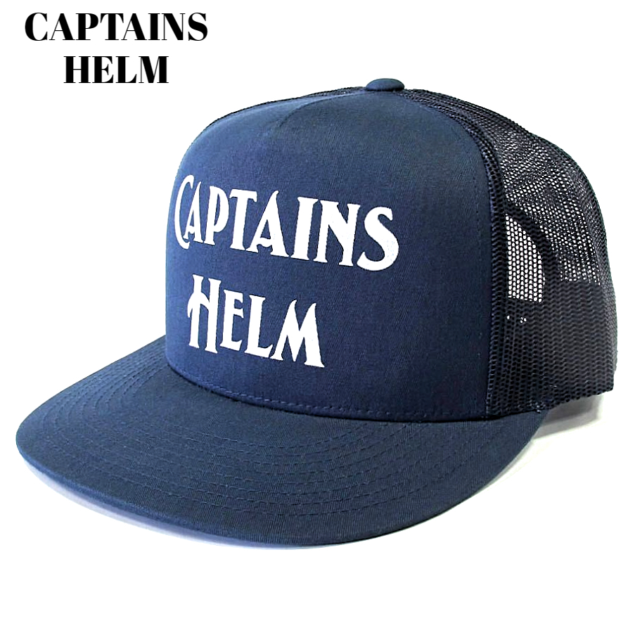 新品【CAPTAINS HELM LOGO MESH CAP (NAVY) キャプテンズヘルム ロゴメッシュキャップ (ネイビー) 帽子】_画像4