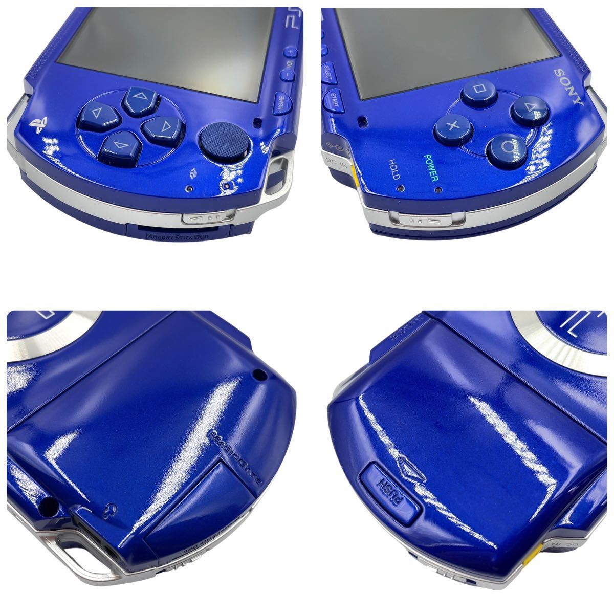 極美品 SONY PSP 本体 PSP-1000 メタリックブルー-
