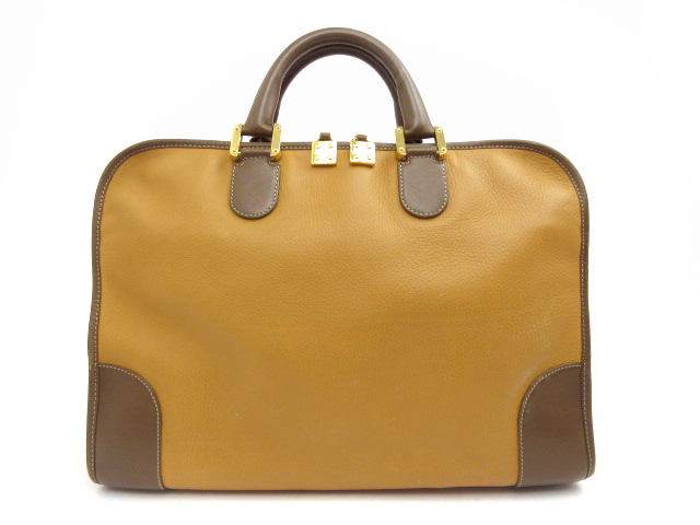 ロエベ LOEWE アマソナ 40 ハンドバッグ ボストンバッグ レザー