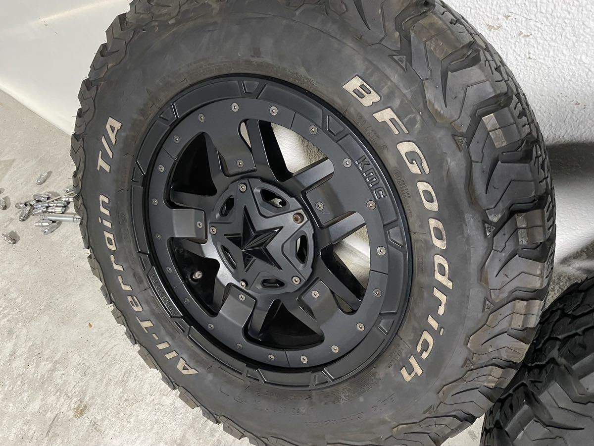 KMC XD-SERIES XD827 ROCKSTAR 3 8J ET20 6H PCD139.7 A/T 265 65R 17 グットリッチ プラド サーフ ハイラックス FJクルーザー H3 ランクル_画像7