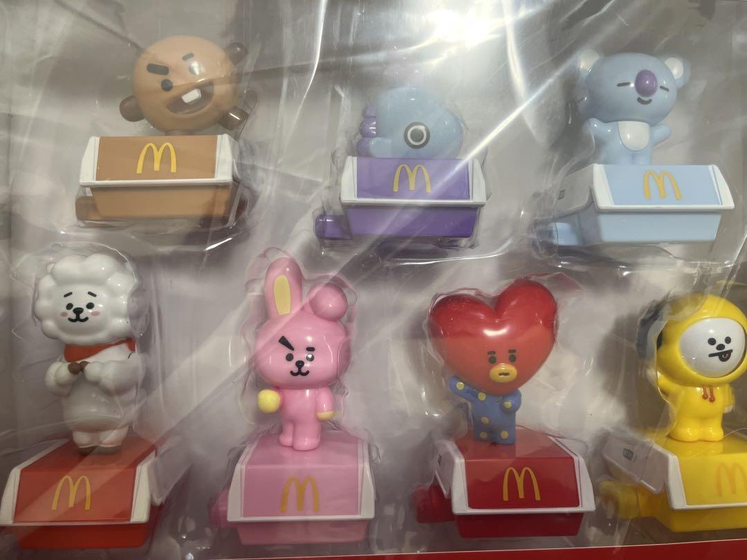 日本未発売韓国限定BTS BT21マクドナルド限定 BT21フィギュアフル