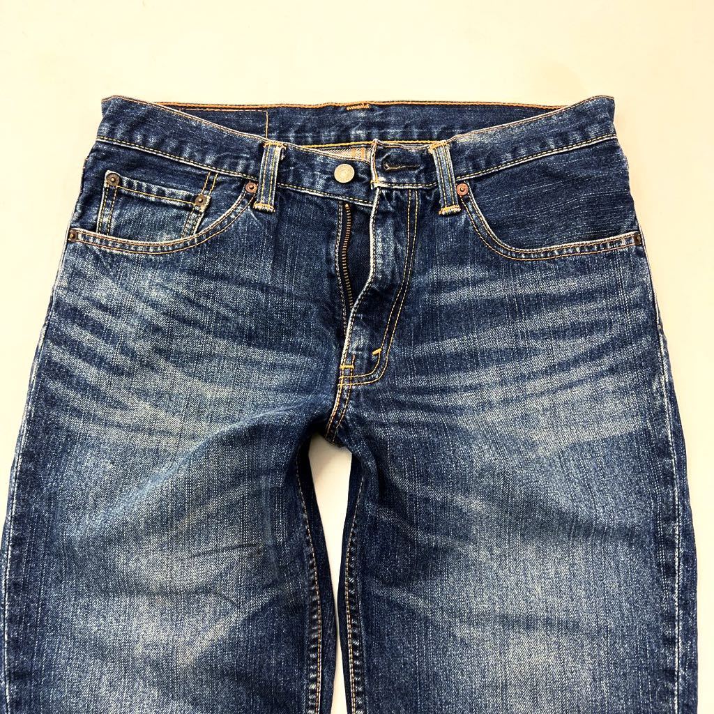 LEVIS ☆ SP702-0006 702 ヒゲ＆縦落ち◎ デニム ハーフパンツ ショートパンツ W32 春夏 アメカジ ストリート 古着MIX リーバイス■Ja5856_画像4