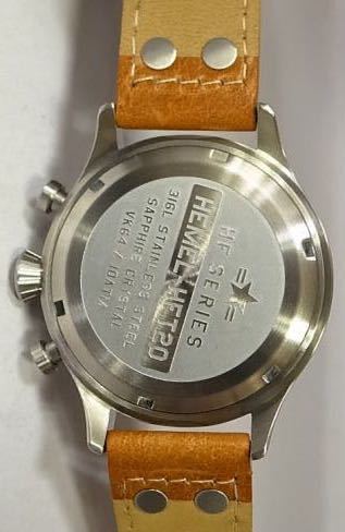 当店一番人気 新品 HEMEL ヘメル クオーツ クロノグラフ