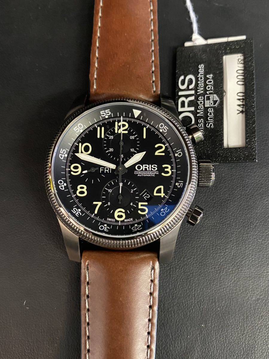 新品 正規品 オリス ビッグクラウン タイマー