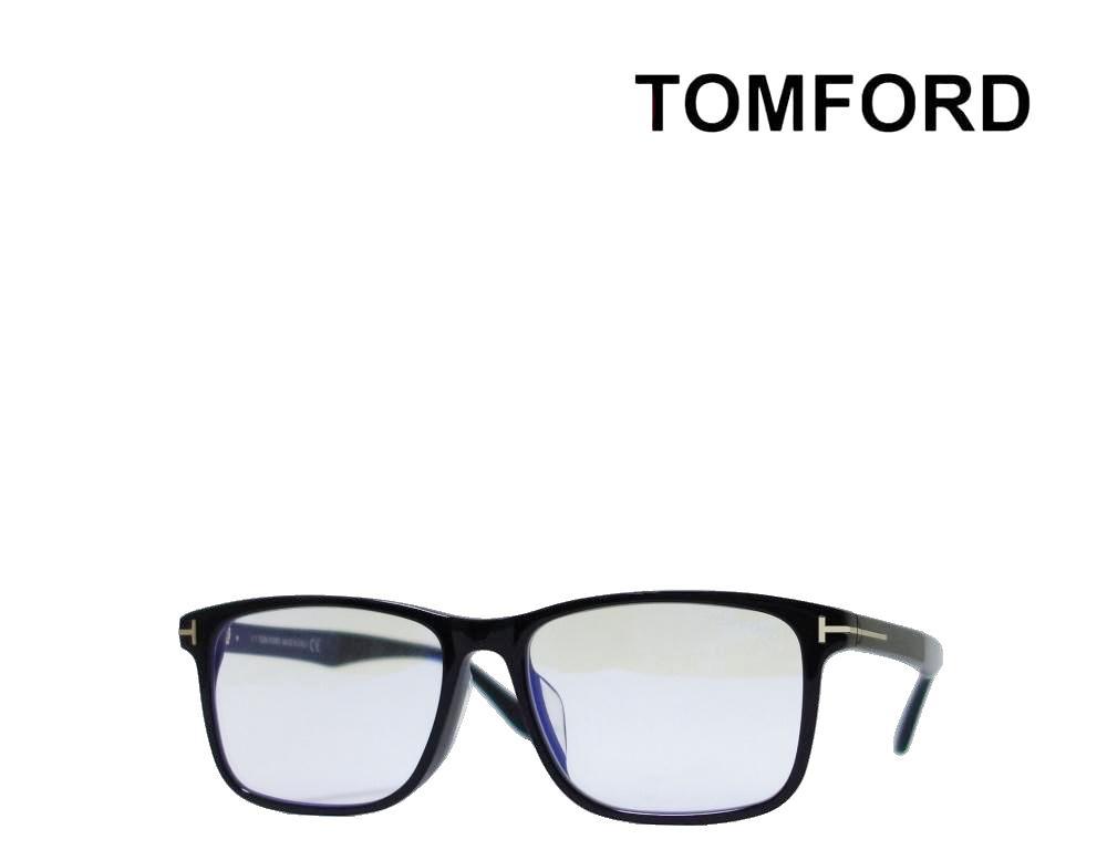 【初売り】 【TOM フォード　メガネフレーム　TF5752-F-B/V　001　ブラック　ブルーライトカットレンズ　国内正規品 FORD】トム トムフォード