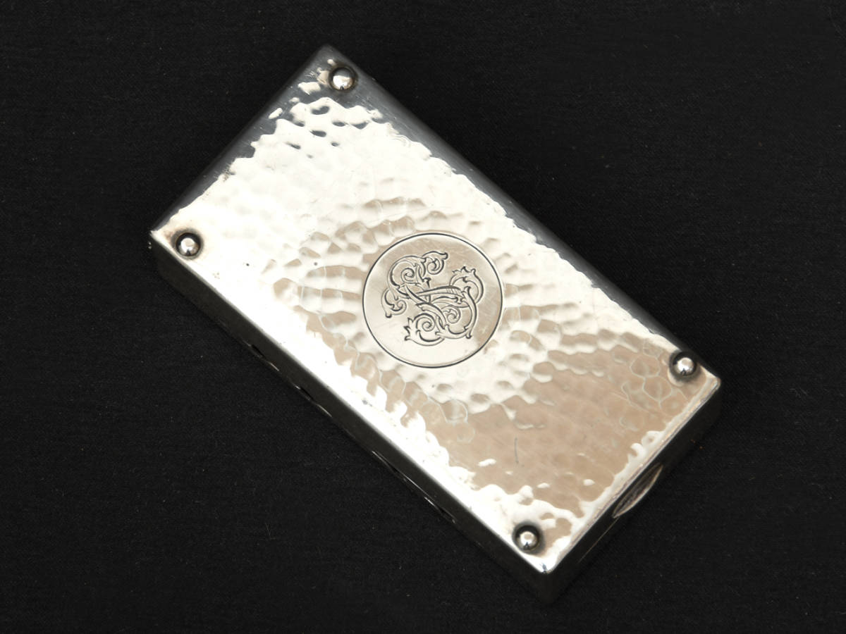 戦前 純銀 宮本製 ケース 重量112g 小物入にも 銀器 銀 シルバー