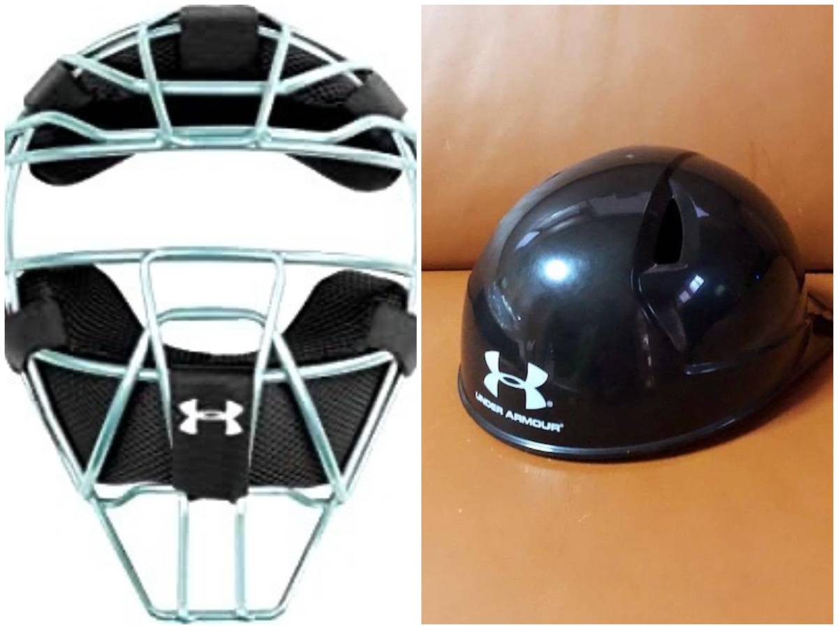 2024 year * America domestic sale top class model *USA Under Armor * catcher mask + helmet * black * new goods *