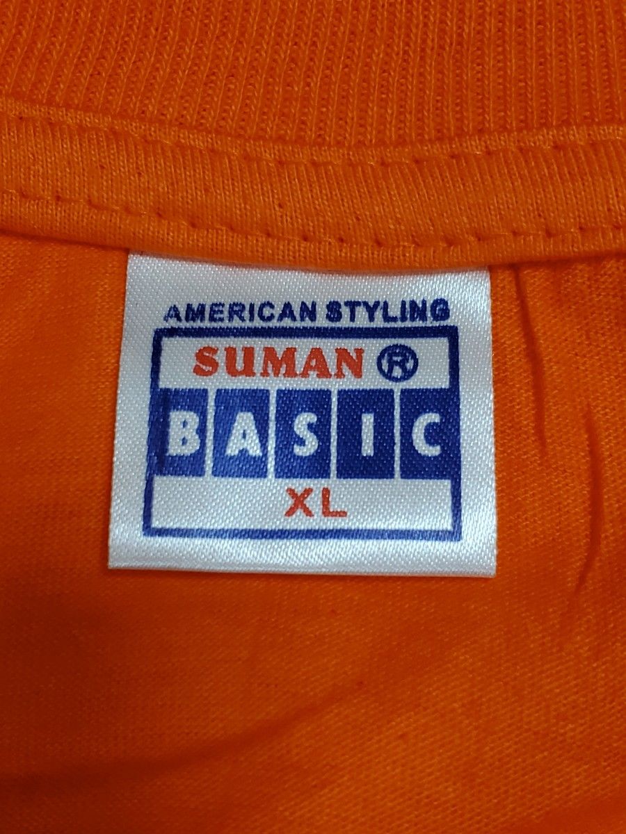 未使用 Tシャツ メンズXL オレンジ 現地購入