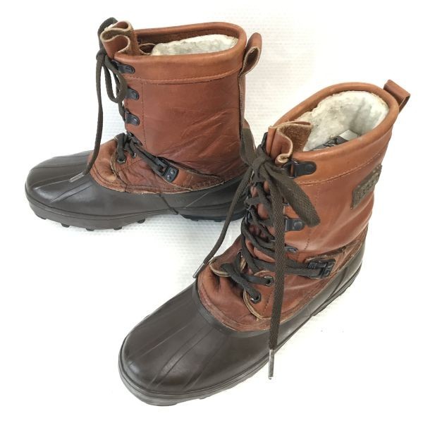 国内配送】 SOREL/ソレル CARIBOU/カリブー【29.0/黒/BLACK】本革