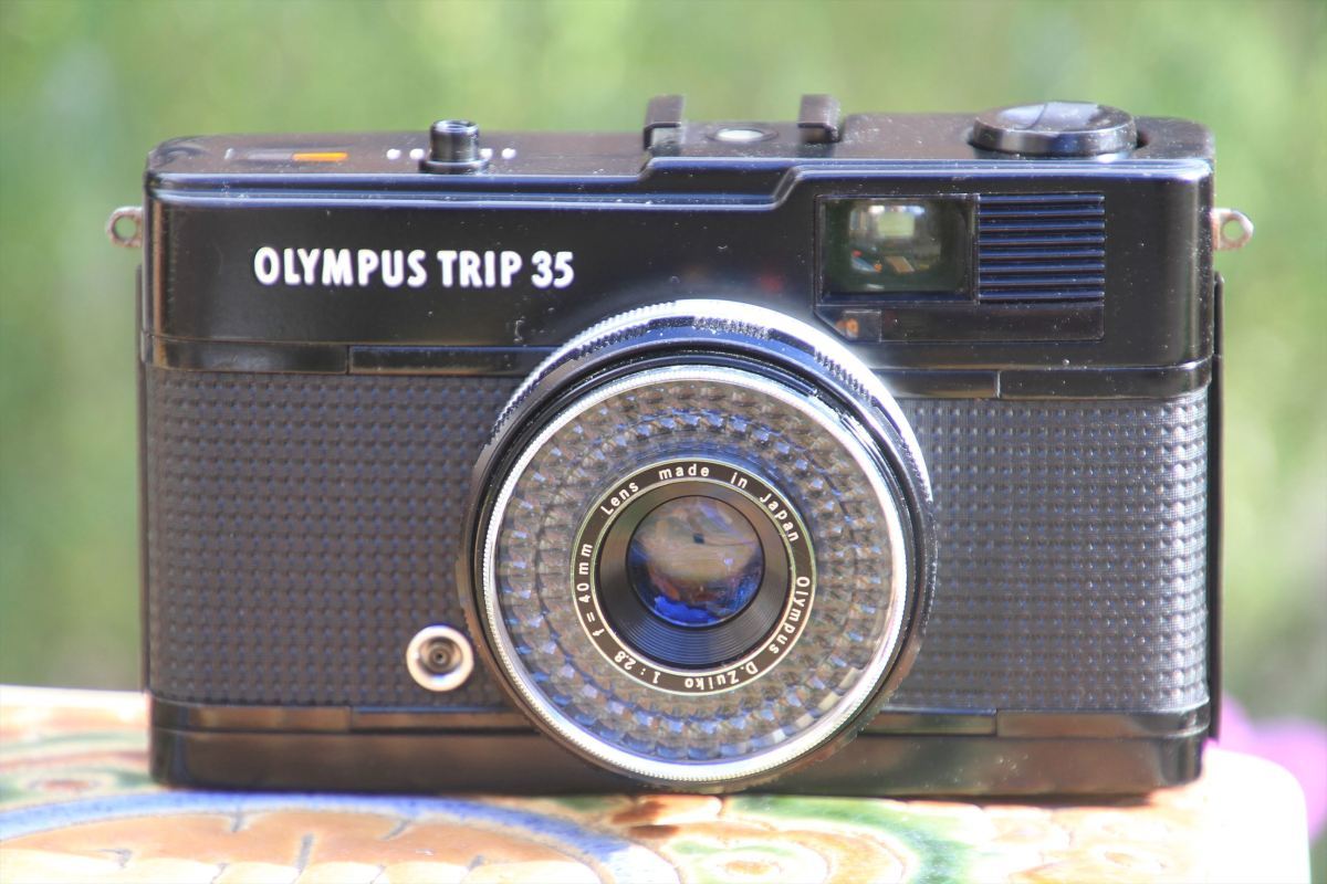 フィルムカメラ 初心者 中古 カメラ OLYMPUS TRIP 35 ブラック フィルムカメラ【中古】【送料無料】