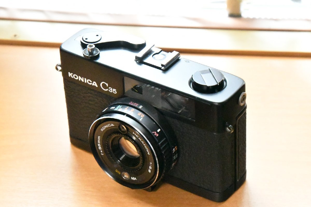 KONICA C35 フィルムカメラ コニカ ミノルタ フィルムカメラ ブラック
