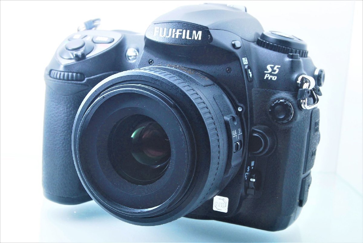 一眼レフカメラ FUJIFILM FinePix S5 Pro Nikon AF-S DX 35mm F1.8G レンズキット 整備 センサークリーニング【中古】【送料無料】