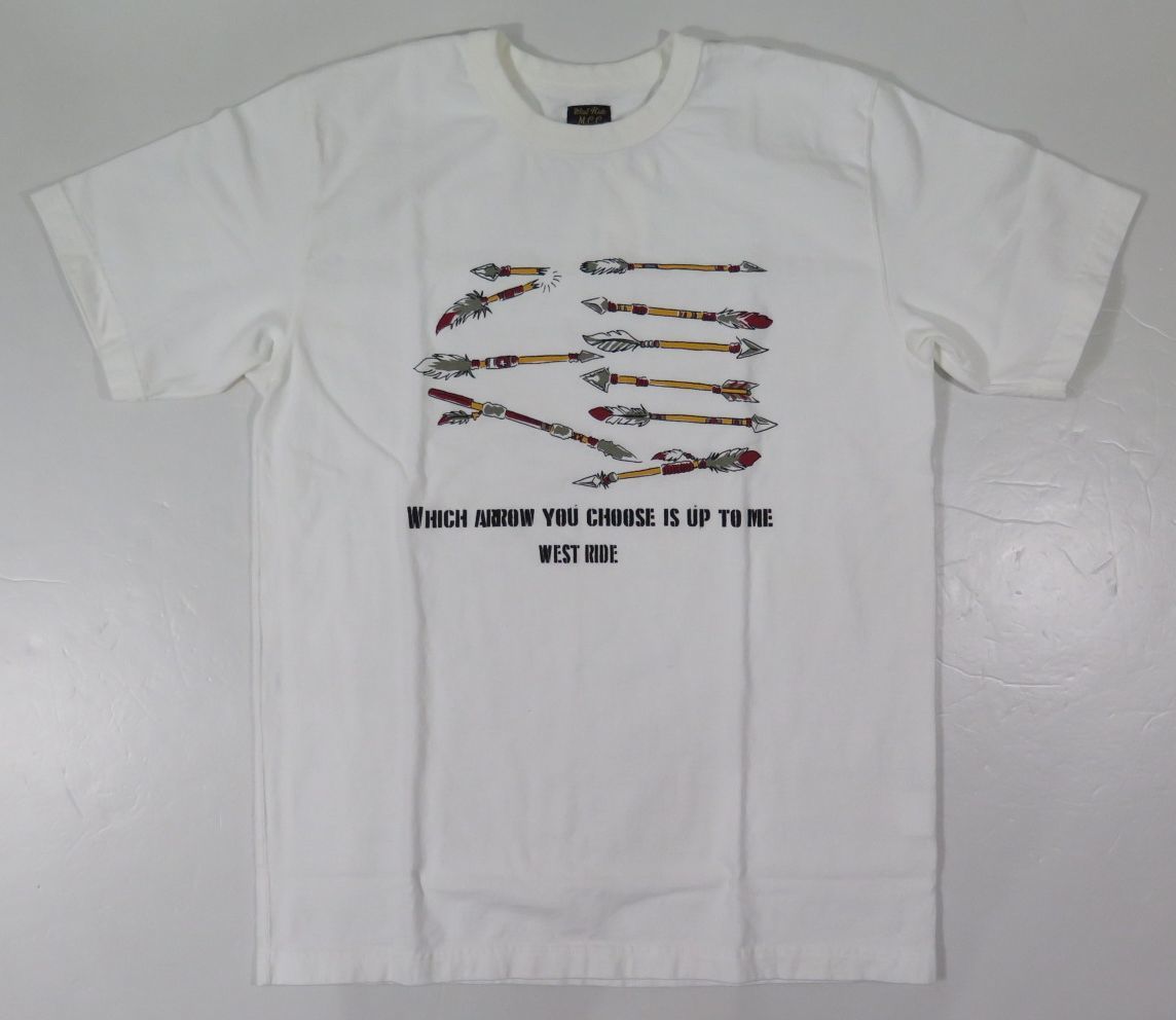 【ウエストライド】 インディアンスラング 半袖プリントTシャツ WEST RIDE 日本製_画像2