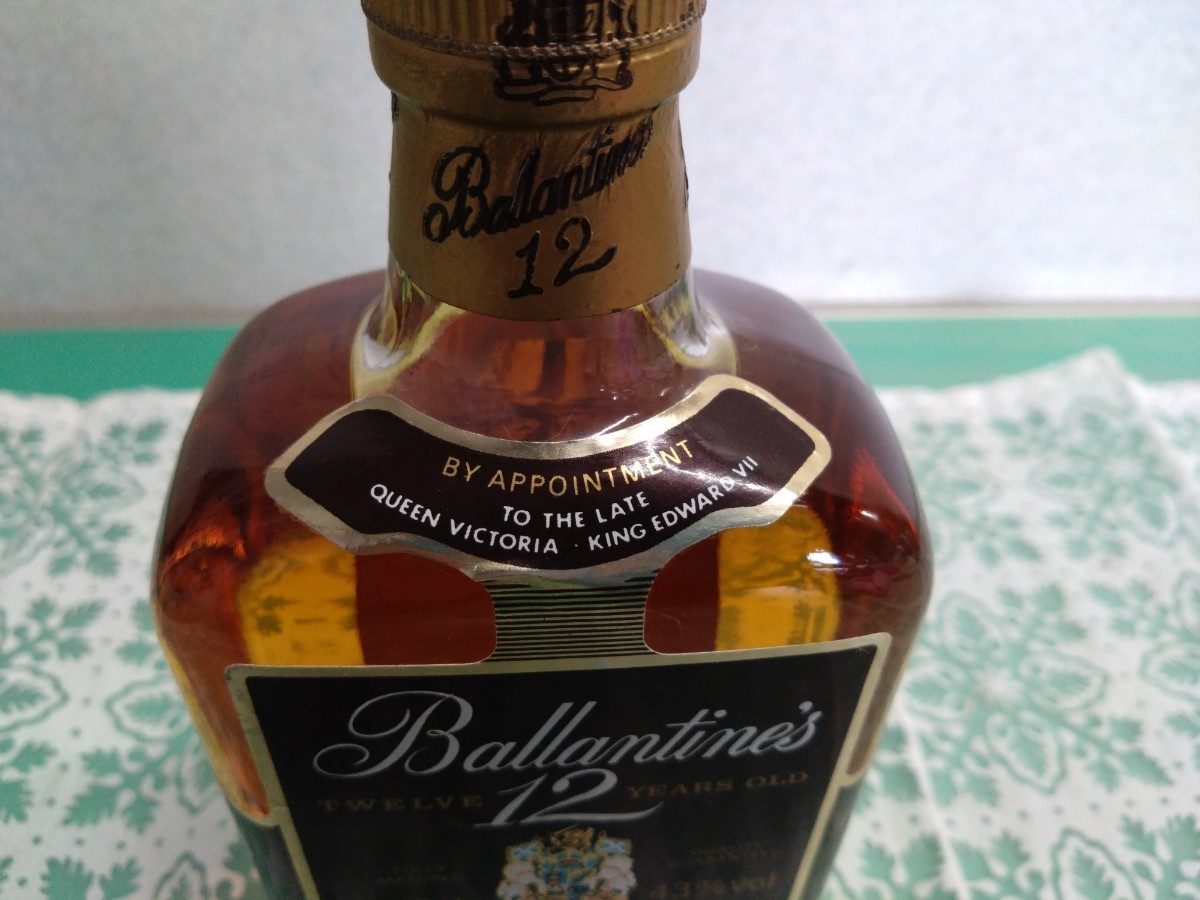 ● 古酒 未開栓 Ballantine's バランタイン 12年 ベリーオールド スコッチウイスキー 特級 43% 750ml VERY OLD SCOTCH WHISKY ③_画像6