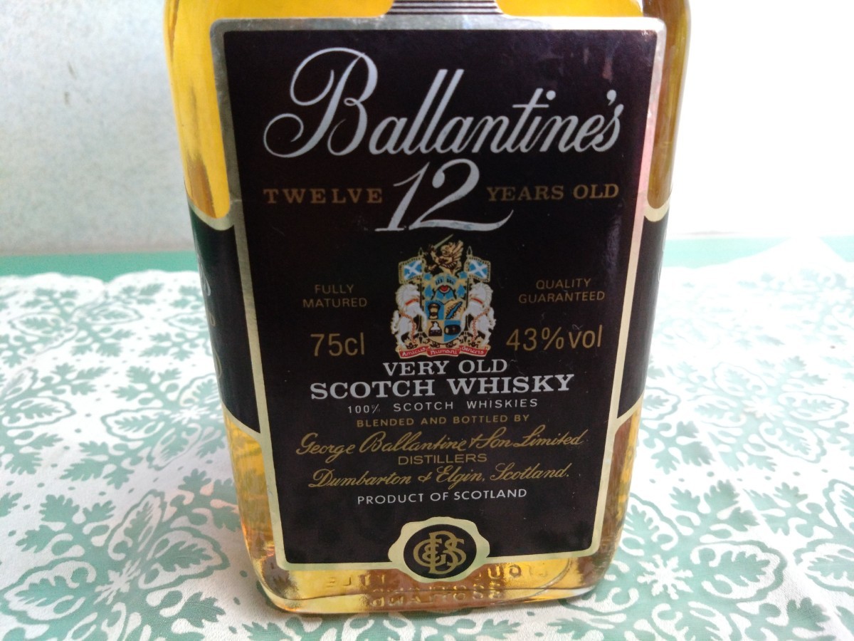 ● 古酒 未開栓 Ballantine's バランタイン 12年 ベリーオールド スコッチウイスキー 特級 43% 750ml VERY OLD SCOTCH WHISKY ③_画像7