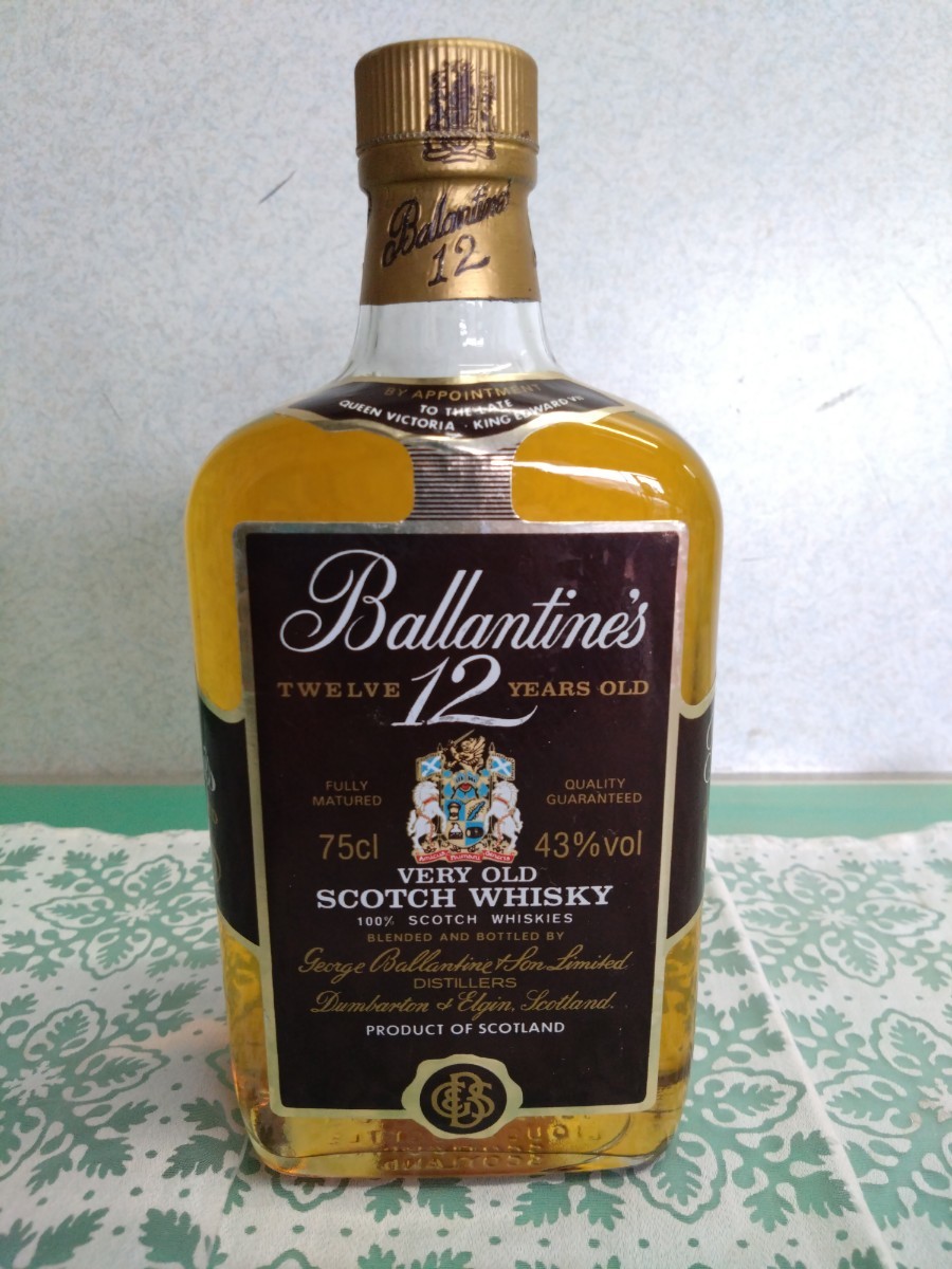 ● 古酒 未開栓 Ballantine's バランタイン 12年 ベリーオールド スコッチウイスキー 特級 43% 750ml VERY OLD SCOTCH WHISKY ③_画像1
