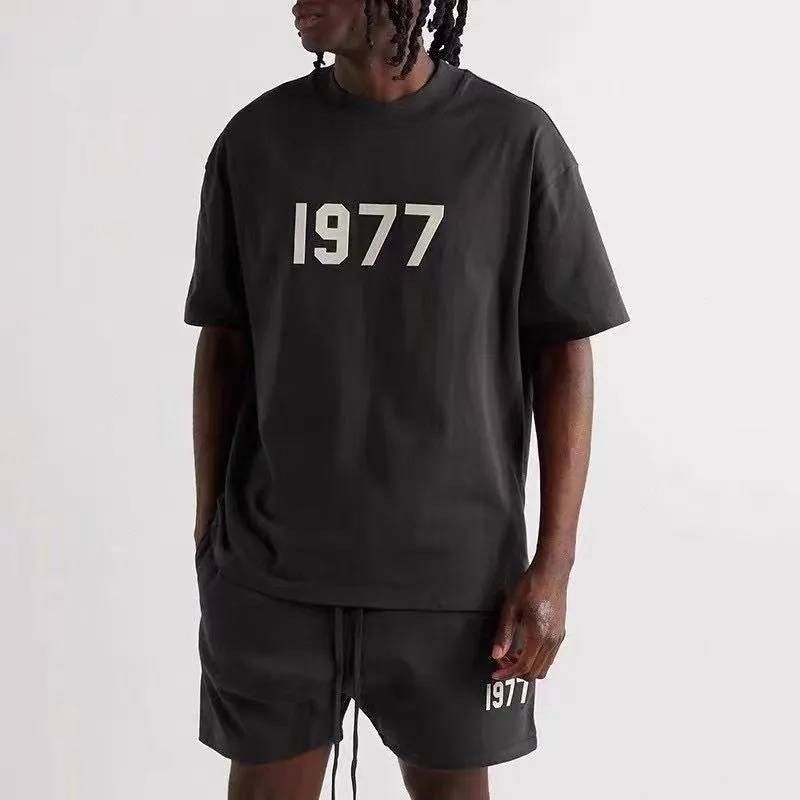2020最新型 高品質 エッセンシャルズ 1977 ブラック ロング スリーブ T
