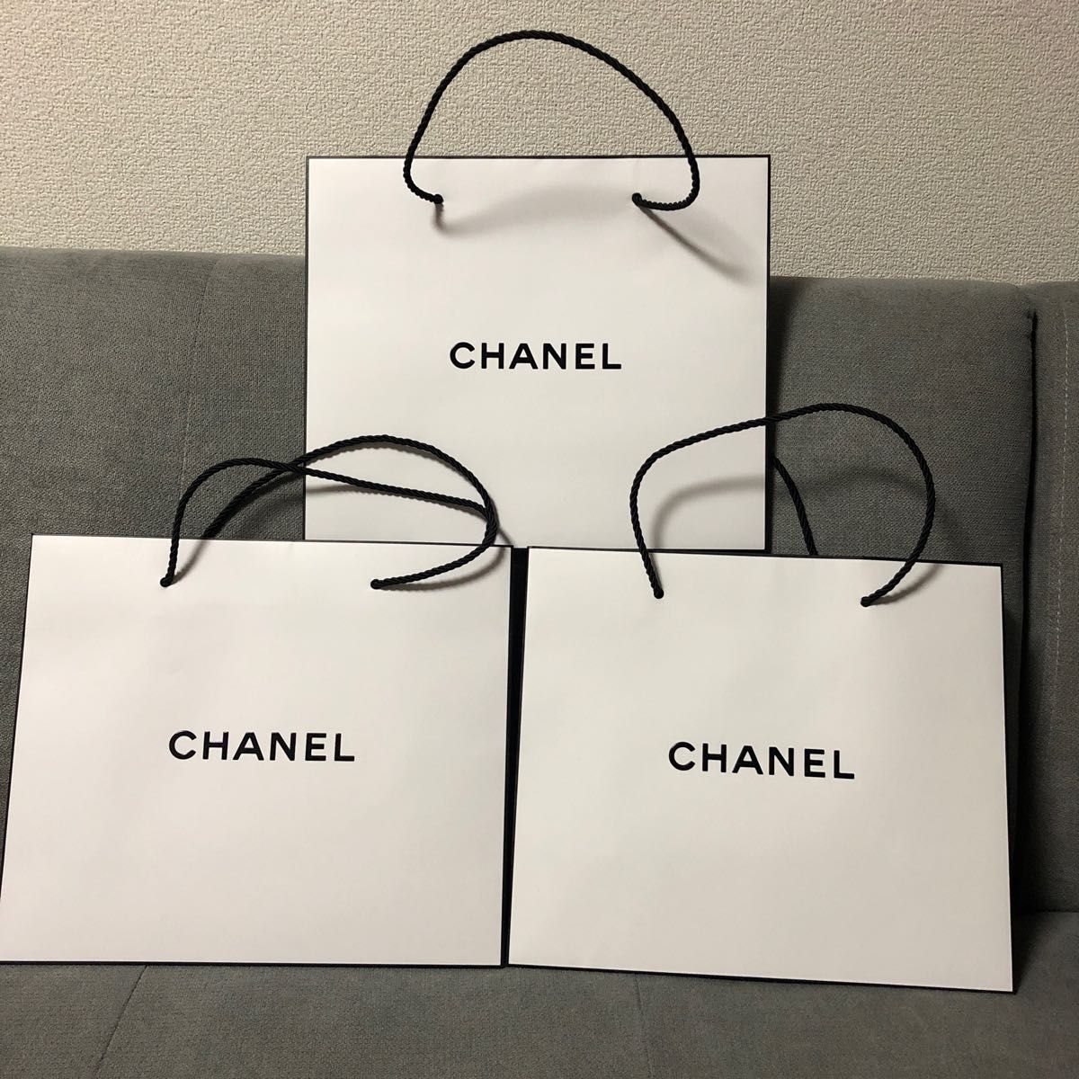 CHANEL シャネル 紙袋 ショッパー 3枚 - その他