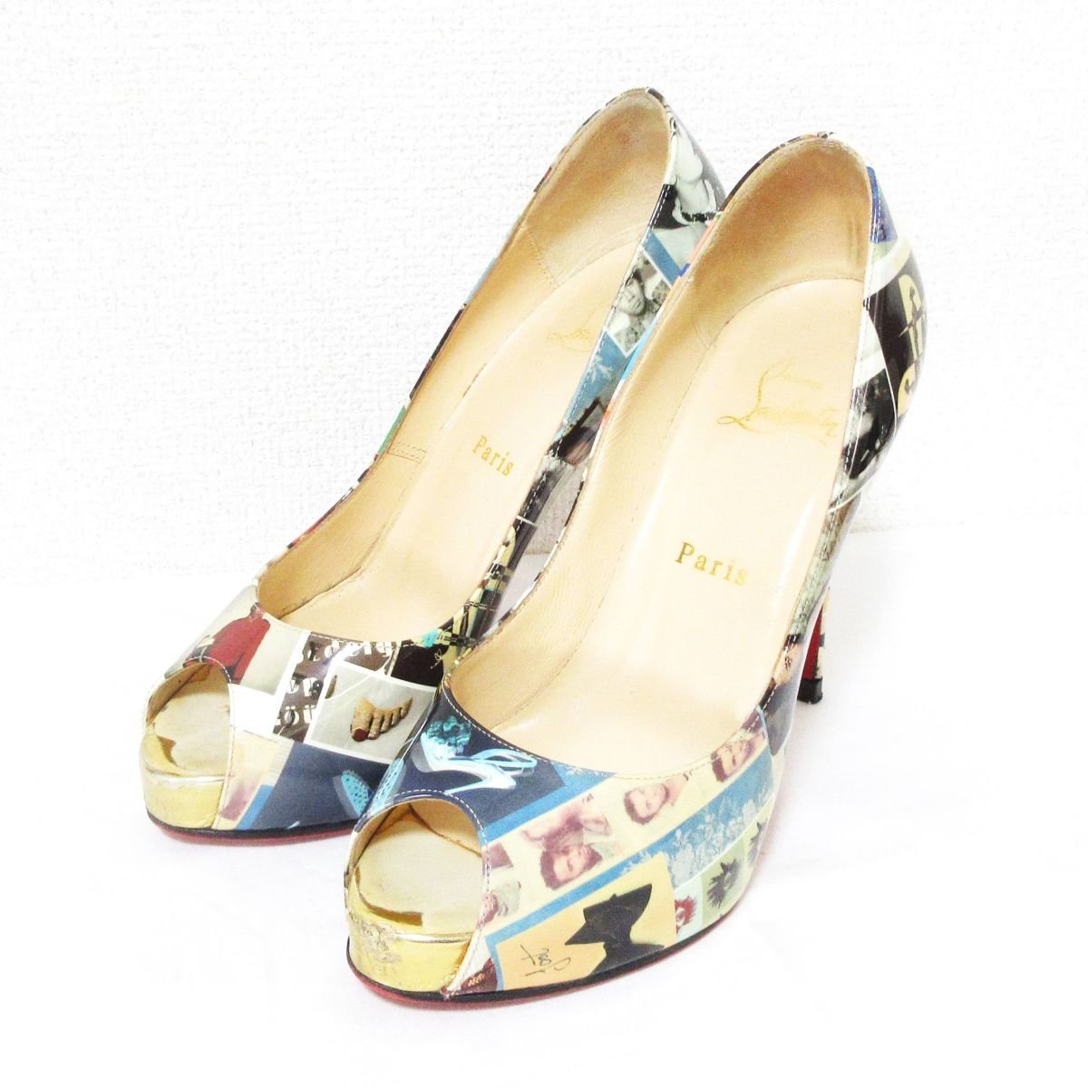 良品 Christian Louboutin クリスチャンルブタン パテントレザー