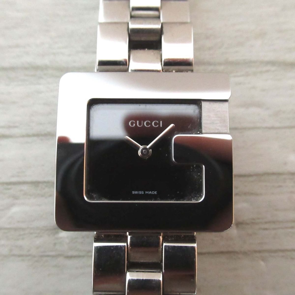 ジャンク品 GUCCI グッチ Gモチーフ 2針式 クォーツ レディース