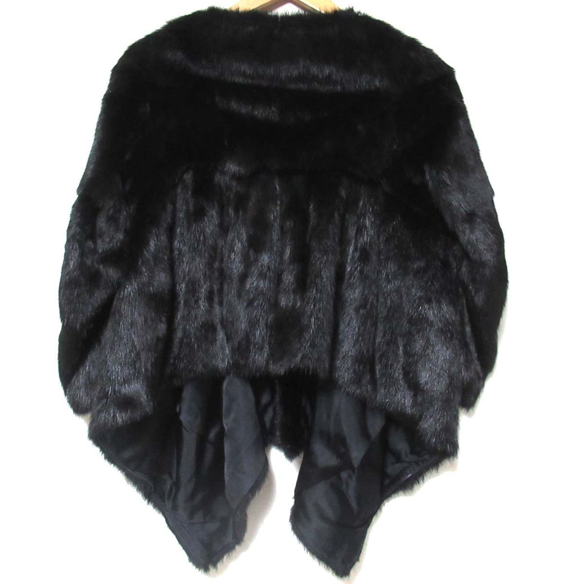  beautiful goods 90\'S Vintage AD1999 Junya Watanabe Comme des Garcons archive wizeru fur no color jacket black black C0401