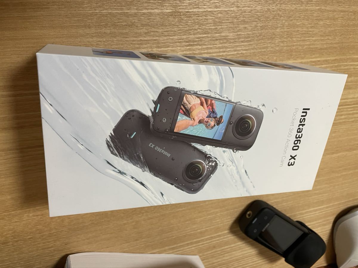 Insta360 X3 -通常版|360度防水1/2インチ4800万画素センサー搭載