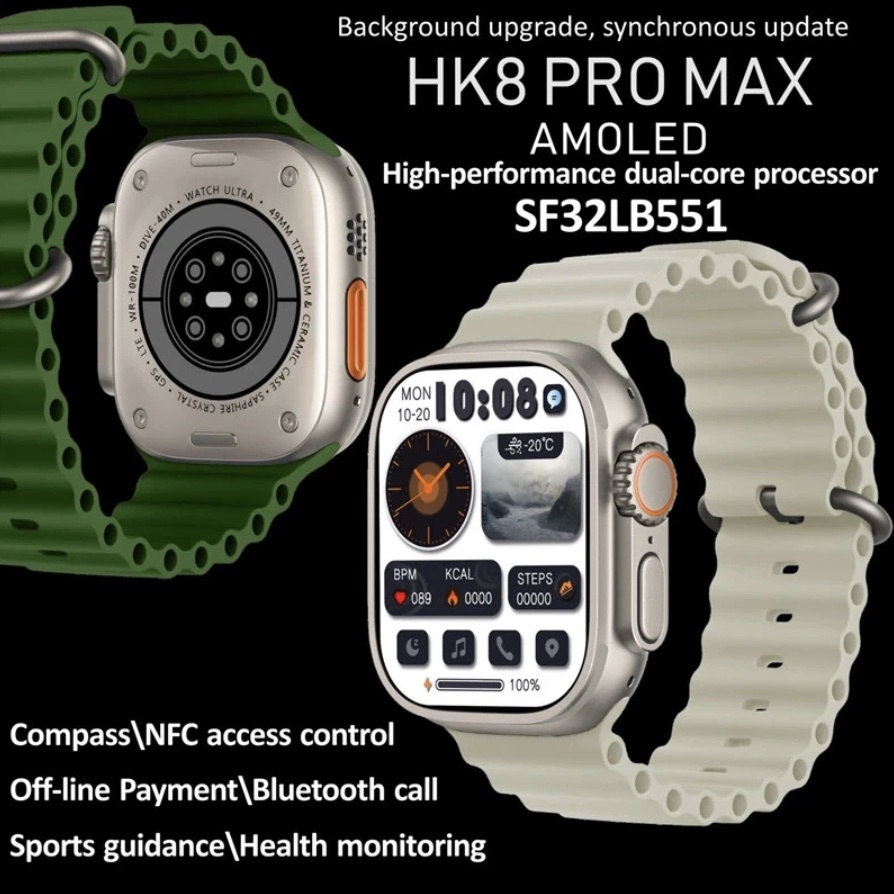ヤフオク! - HK8 Pro Max 【バンド色:ホワイト】高性能スペッ...